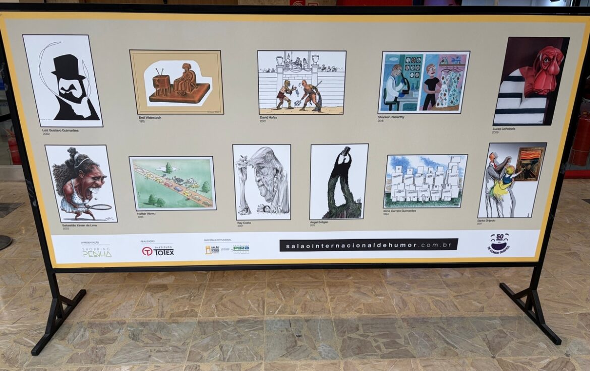 Mostra “50 Anos de Humor Gráfico” termina em 18 de outubro